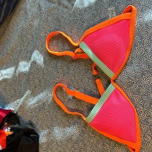 Shein triangle bikini top size large